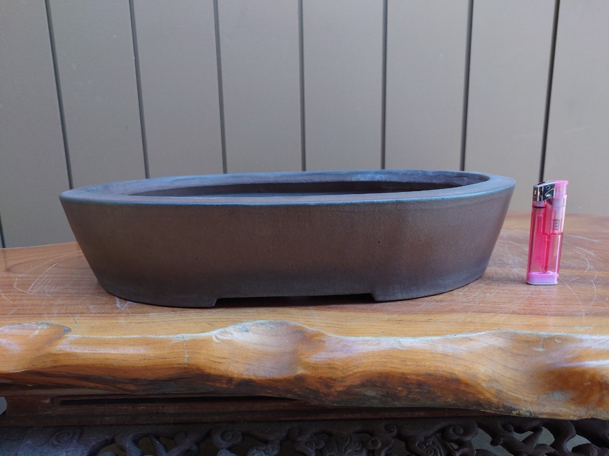 盆栽 鉢 舟山 幅40.2cm 盆栽 鉢 舟山 幅40.2cm