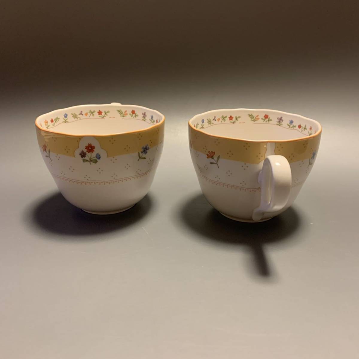 【9102】ノリタケ TRUE LOVE カップ&ソーサー/Noritake/トゥルーラブ/花柄/未使用品 2客セット_画像3