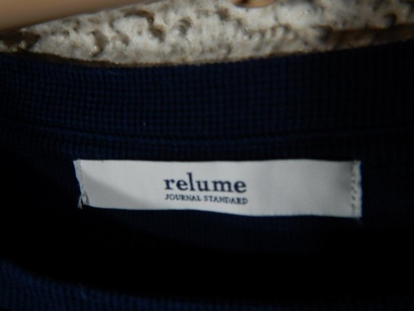 to6713　relume　Journal Standard　レリューム　ジャーナル　スタンダード　半袖　tシャツ　人気　ビッグシルエット　デザイン　送料格安_画像3