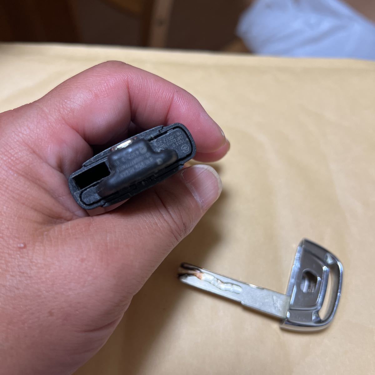  прекрасный товар * бесплатная доставка * Audi S5 оригинальный 3 кнопка "умный" ключ дистанционный ключ 1