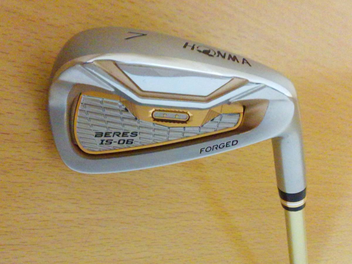 本間ゴルフ HONMA ホンマ BERES IS-06 FORGED ベレス フォージド 7番アイアン 7I アーマック ARMRQ X 47 R 2星 2S ☆☆_画像1