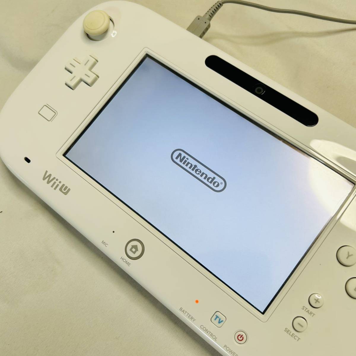 Wii Uゲームパッド シロ WiiU ゲームパッド 白 Nintendo 任天堂Wii タッチペン付き_画像5