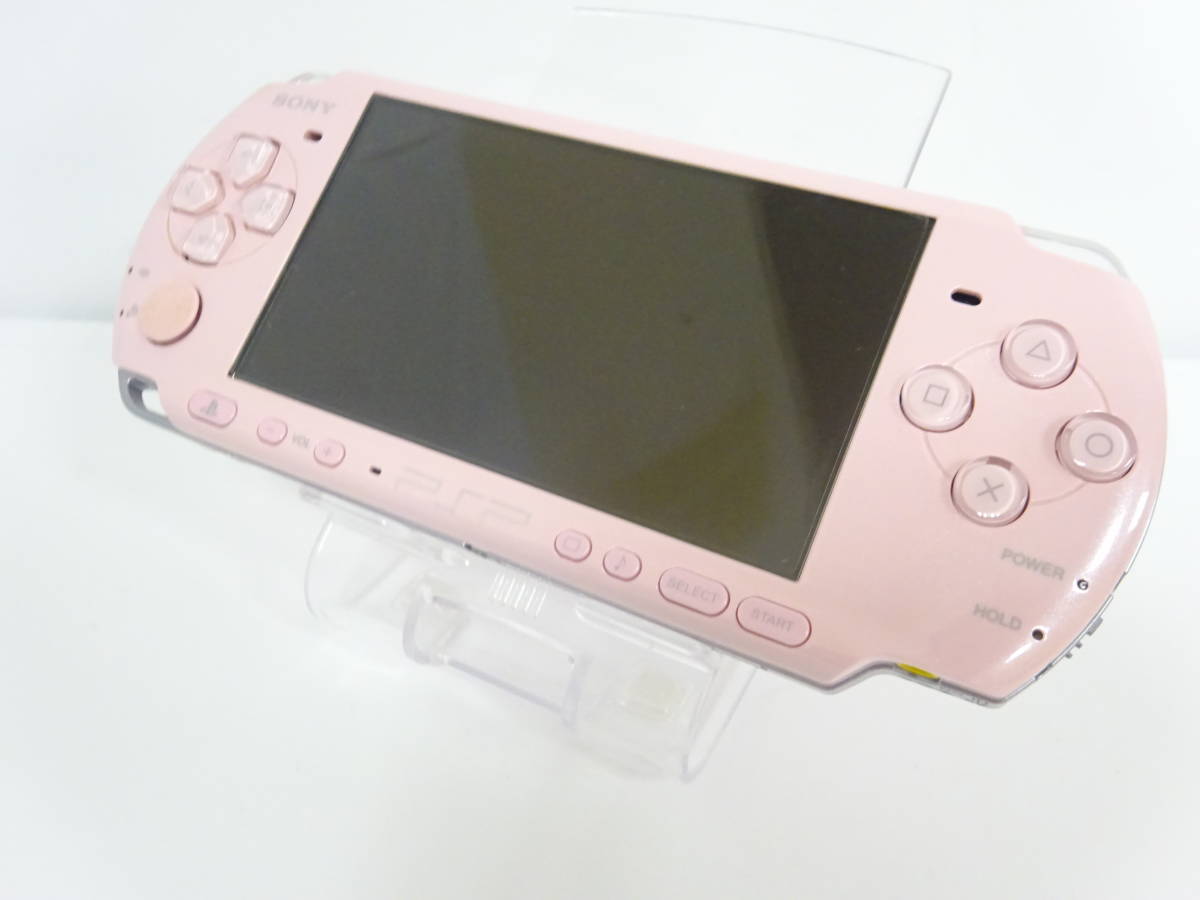 本体美品】SONY PSP-3000 ブロッサム・ピンク+メモカ+AC+ポーチ-