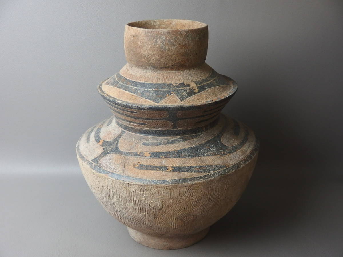 中国美術 アンダーソン土器 廟底溝道跡 彩陶人面壺・土器 - 工芸品 中国美術 アンダーソン土器 廟底溝道跡 彩陶人面壺・土器 - 工芸品