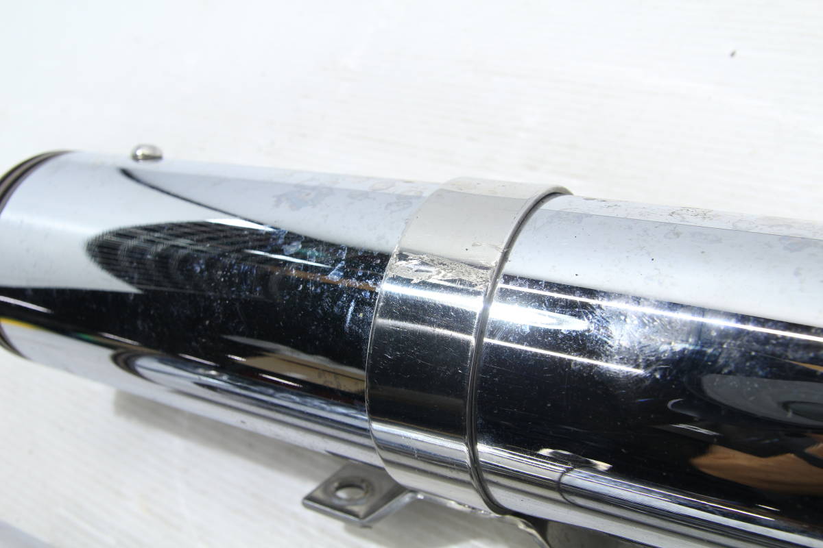 中古 Harleydavidsoｎ ツーリングモデル 95’～16’に適合 モーターステージブラスエンドスリップオンマフラー クローム 車検不可の画像10