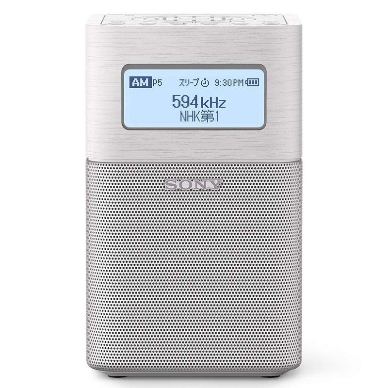 売上実績NO.1 ソニー W SRF-V1BT ホワイト FM/AM/ワイドFM/Bluetooth対応 : SRF-V1BT ホームラジオ その他