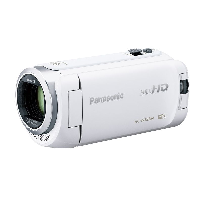 パナソニック HDビデオカメラ W585M 64GB ワイプ撮り 高倍率90倍ズーム ホワイト HC-W585M-W_画像1