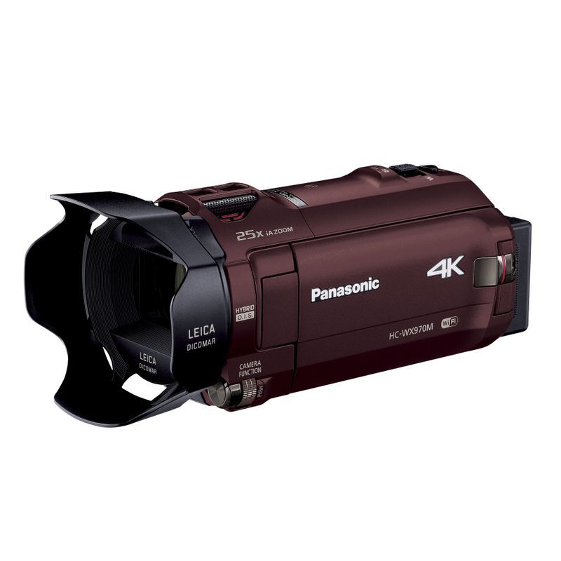 大量入荷 WX970M 4Kビデオカメラ パナソニック ワイプ撮り HC-WX970M-T ブラウン 軽量447g その他