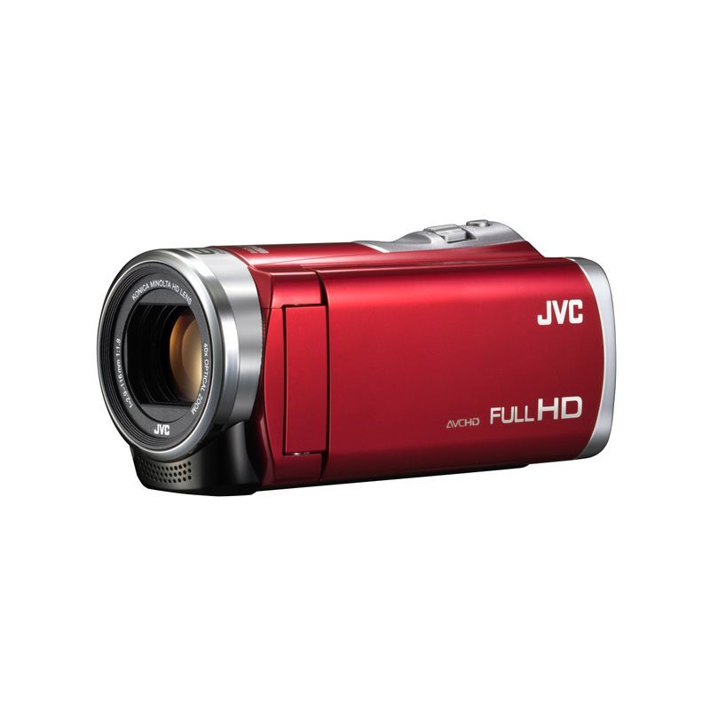 JVCKENWOOD JVC ビデオカメラ Everio 60倍ダイナミックズーム レッド GZ-E109-R
