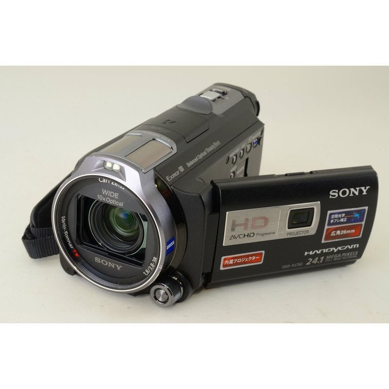 ソニー SONY ビデオカメラ Handycam PJ760V 内蔵メモリ96GB ブラック HDR-PJ760V_画像1