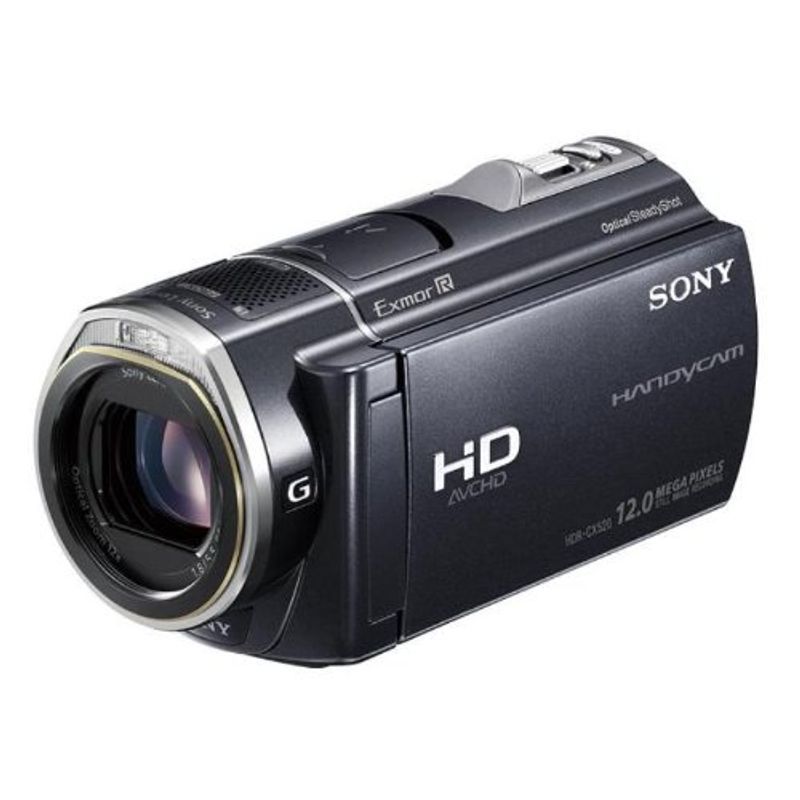 ソニー SONY デジタルHDビデオカメラレコーダー CX520V 内蔵メモリー64GB ブラック HDR-CX520V/B_画像1