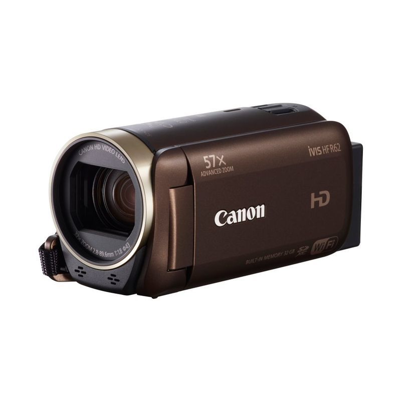 Canon デジタルビデオカメラ iVIS HF R62 光学32倍ズーム ブラウン IVISHFR62BR_画像1