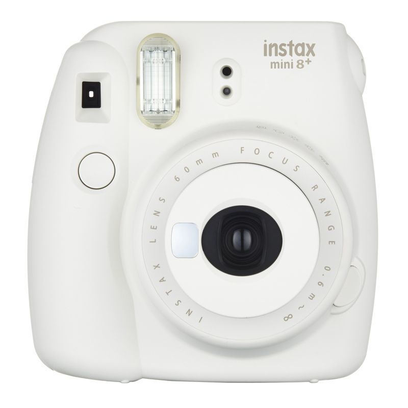 FUJIFILM インスタントカメラ チェキ instax mini8プラス 接写レンズ・純正ハンドストラップ付き バニラ INS MINI_画像1