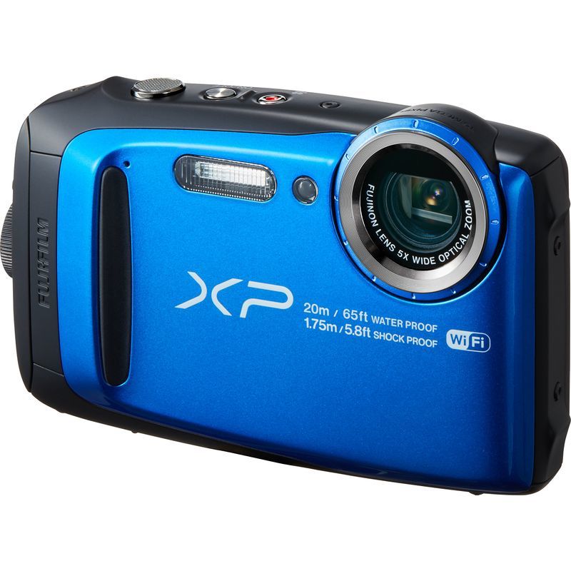 FUJIFILM デジタルカメラ XP120 ブルー 防水 FX-XP120BL_画像1