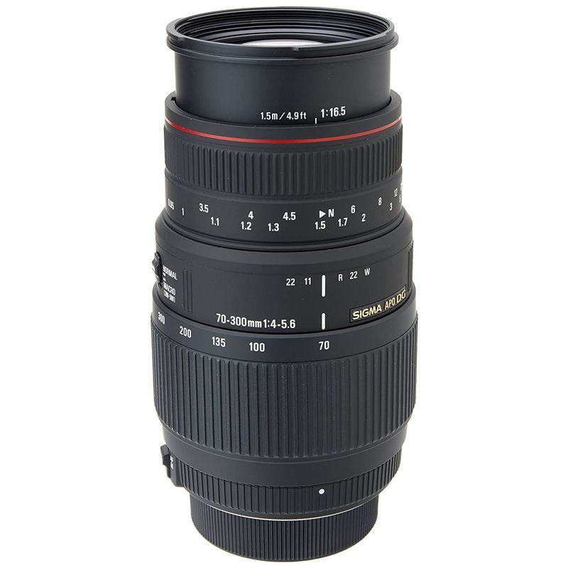 SIGMA 望遠ズームレンズ APO 70-300mm F4-5.6 DG MACRO ニコン用 フルサイズ対応 508555_画像1