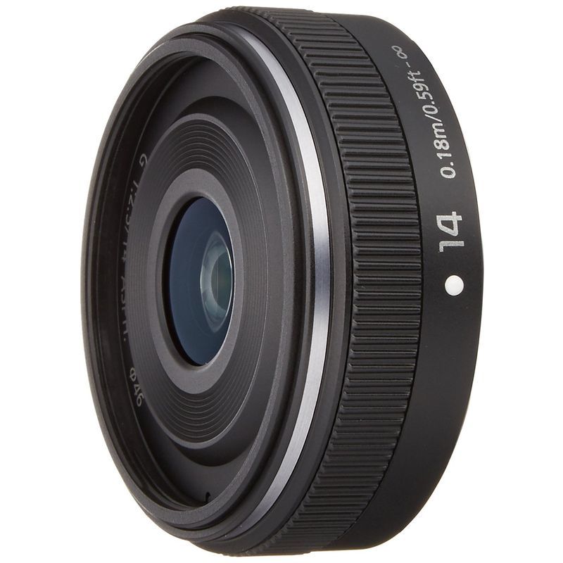 パナソニック 単焦点 広角レンズ マイクロフォーサーズ用 ルミックス G 14mm/F2.5 ASPH. ブラック H-H014A-K_画像1