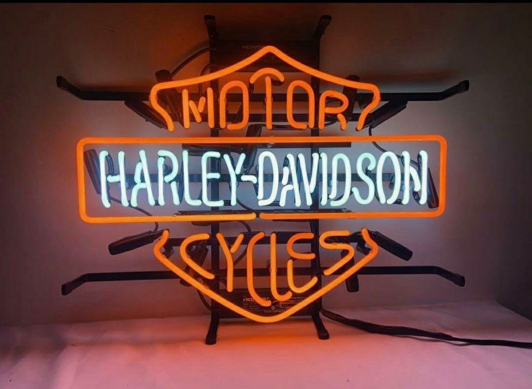 オーダーメイド ネオン管 ハーレーダビットソンHarley-Davidson ネオンサイン アメリカン雑貨