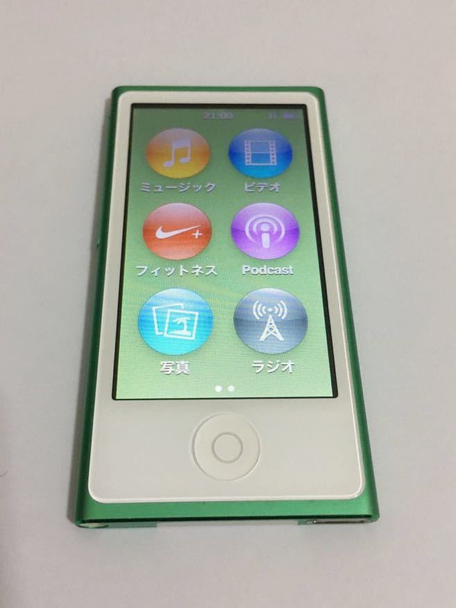 Apple第7代iPod nano 16GB機身初始化藍牙iPod蘋果 原文:アップル 第7世代 iPod nano 16GB 本体 初期化 Bluetooth アイポッド apple