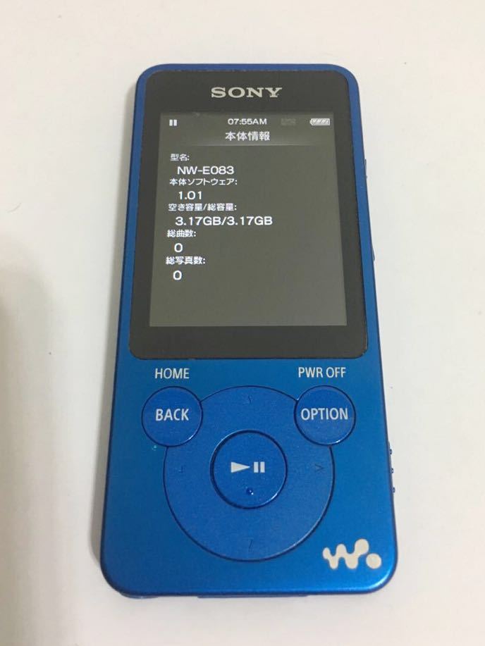 索尼NW-E083 4GB機身初始化藍牙隨身聽索尼 原文:SONY NW-E083 4GB 本体 初期化 Bluetooth ウォークマン ソニー