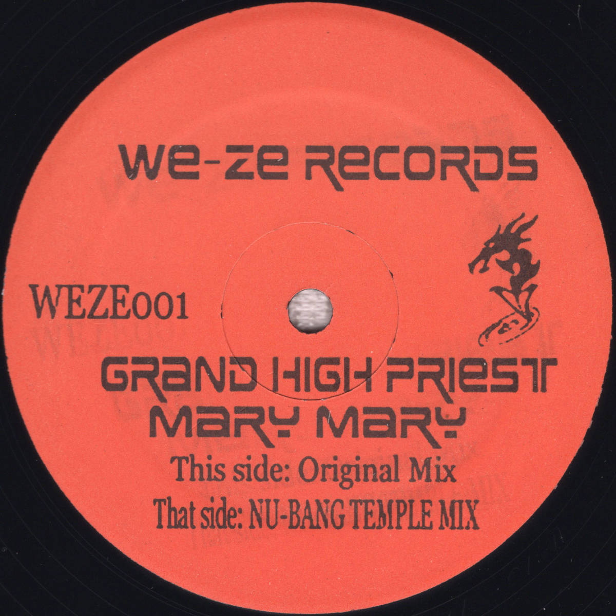 ほぼ新品 Aretha Franklin - Mary Don't You Weepネタ ★Mary Mary (Grand High Priest Hidden Mixes)★ WEZE001_画像1