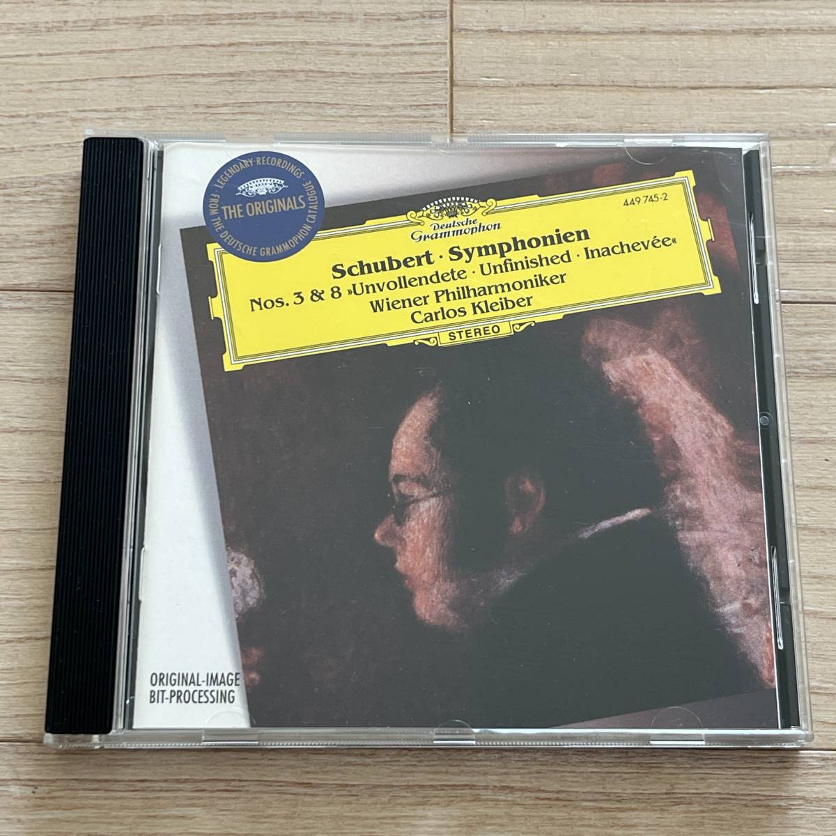【輸入盤/CD/Deutsche Grammophon/449 745-2】Schubert:Symphonien Nos. 3 & 8 Unvollendete Wiener Philharmoniker/Carlos Kleiber_画像1