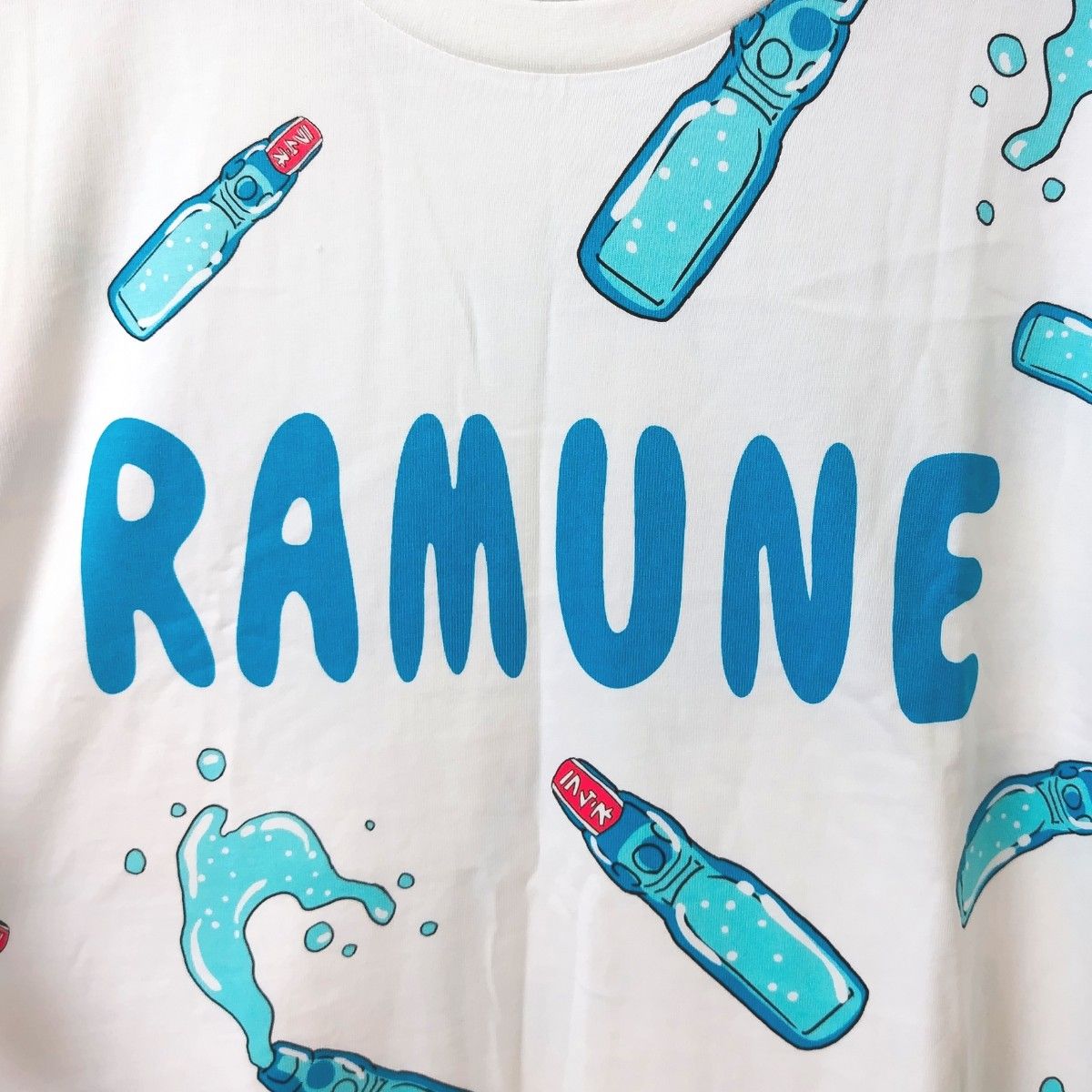 新品 未使用 PUNYUS プニュズ フード総柄Tシャツ ラムネ(RAMUNE 新品 未使用 PUNYUS プニュズ フード総柄Tシャツ ラムネ(RAMUNE