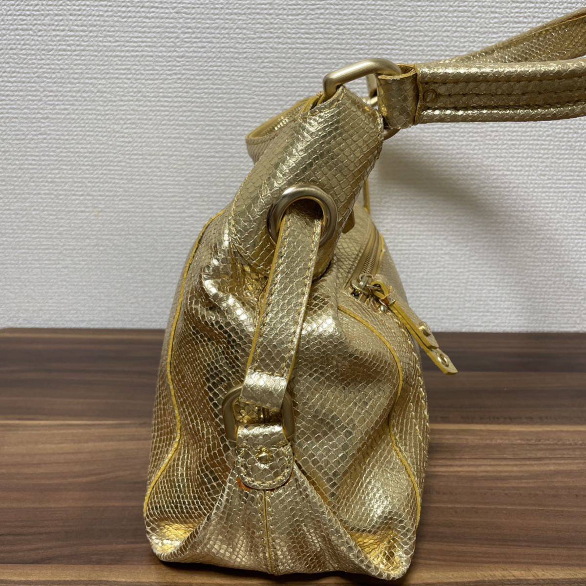 COLE HAAN ハンドバッグ トートバッグ 肩掛け 蛇 型押し Yahoo!フリマ