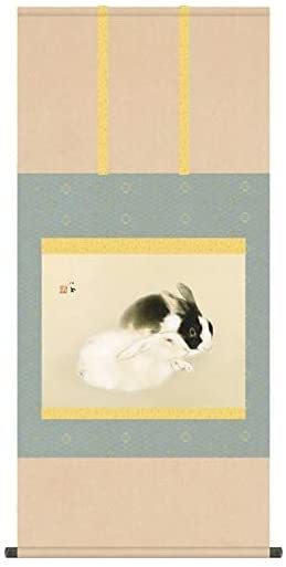 納得できる割引 掛け軸 掛軸 2G9-044 名作名画複製画 巨匠 モダン 床の間 尺五横 竹内栖鳳 宇佐幾(うさぎ) その他 納得できる割引 掛け軸 掛軸 2G9-044 名作名画複製画 巨匠 モダン 床の間 尺五横 竹内栖鳳 宇佐幾(うさぎ) その他