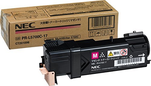 日本最大の NEC PR-L5700C-17 大容量トナー マゼンタ(2,000枚) NE-TNL5700-17J その他