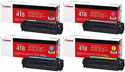 予約受付中】 4本セット 純正 K,C,M,Y 418 トナーカートリッジ Canon