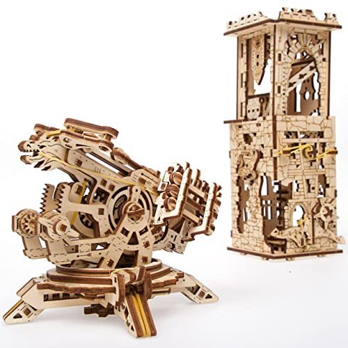 Ugears ユーギアーズ Archballista-Tower アークバリスタと攻城塔 70048 木のおもちゃ 3D・・・