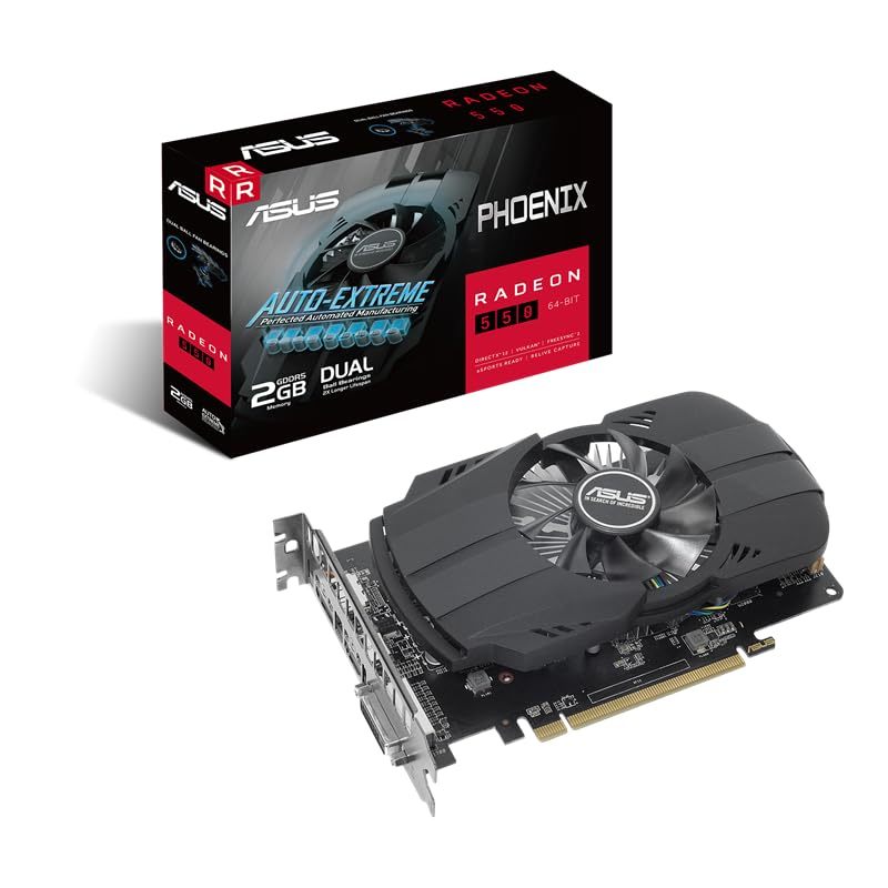 期間限定】 RX Radeon AMD ASUS 550 black PH-550-2G ビデオカード