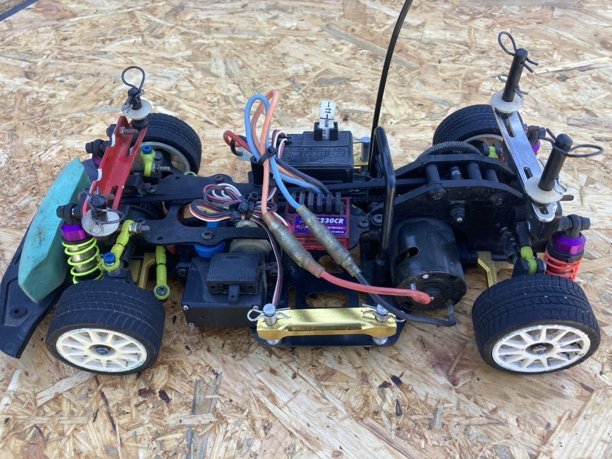 中古☆京商 電動 オンロード ラジコン ベルト駆動 4WD☆フルセット☆RC