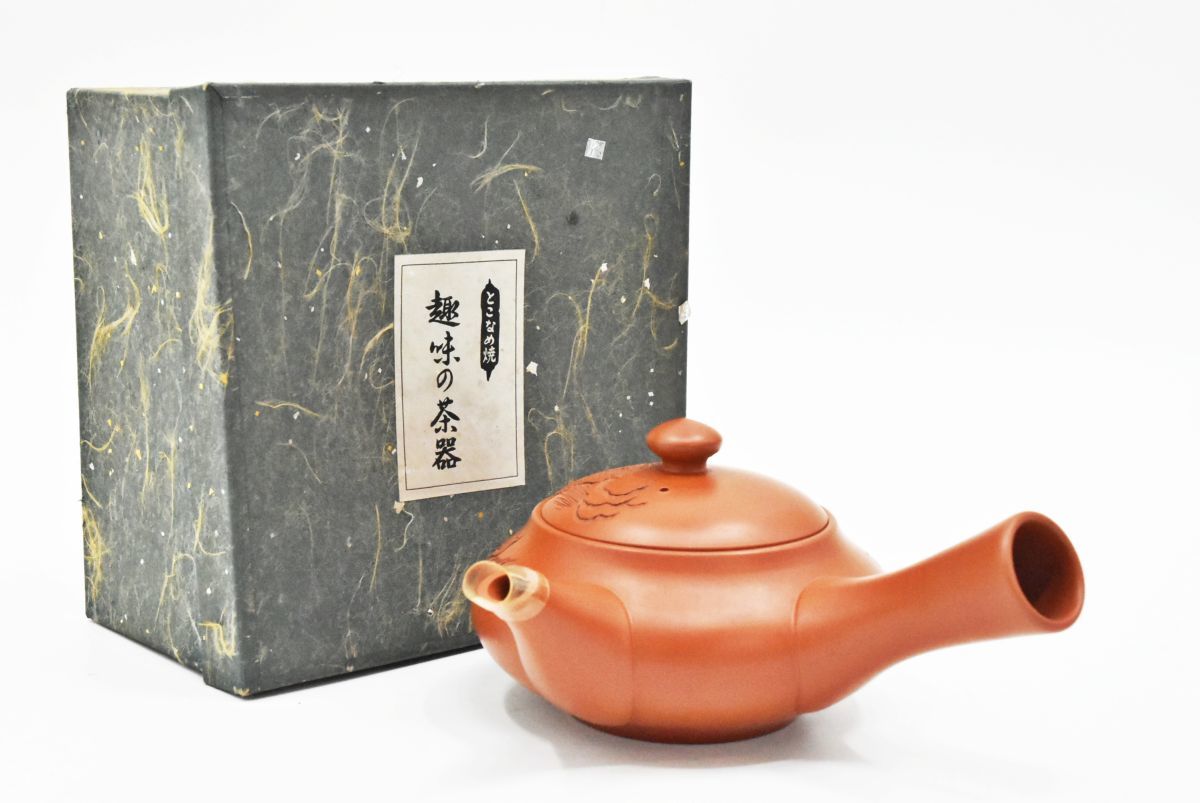 561S 0801S10) 1円～【美品】常滑焼 勝石 作 急須 茶道具 和食器 陶器