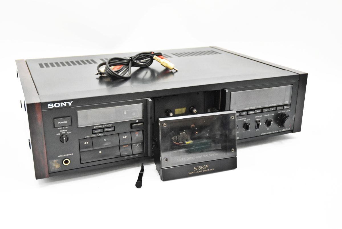 578L 0816S10) 1円～ 【ジャンク品】SONY ソニー TC-K555ESR カセット