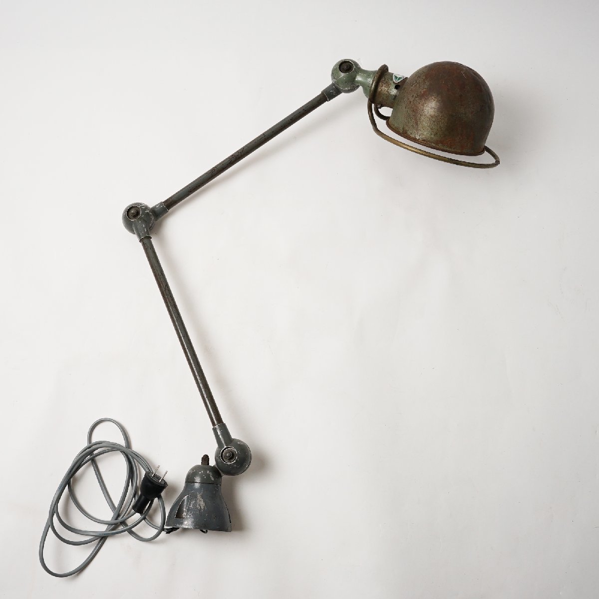 ジェルデ 1950年代 ウォールランプ 壁付け 2アーム jielde 2arm lamp ライト 照明 [B165] ヴィンテージ ブロカント 古物