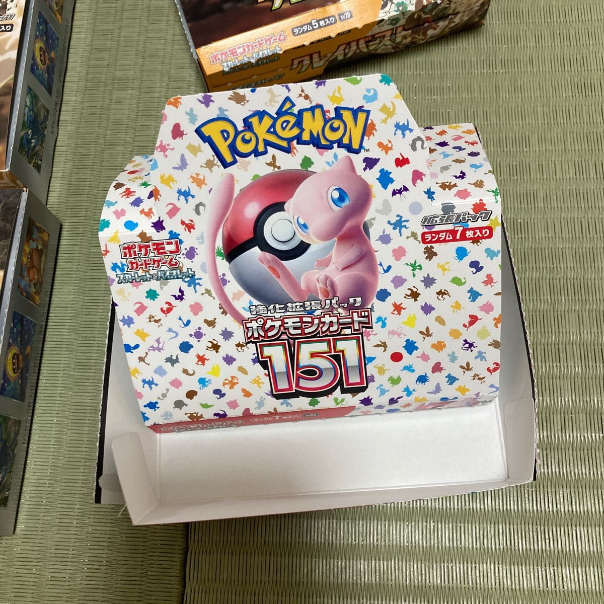 ポケモンカード 空箱 バイオレット×6 黒炎の支配者×5 クレイバースト×5 151×1 VSTARユニバース×1