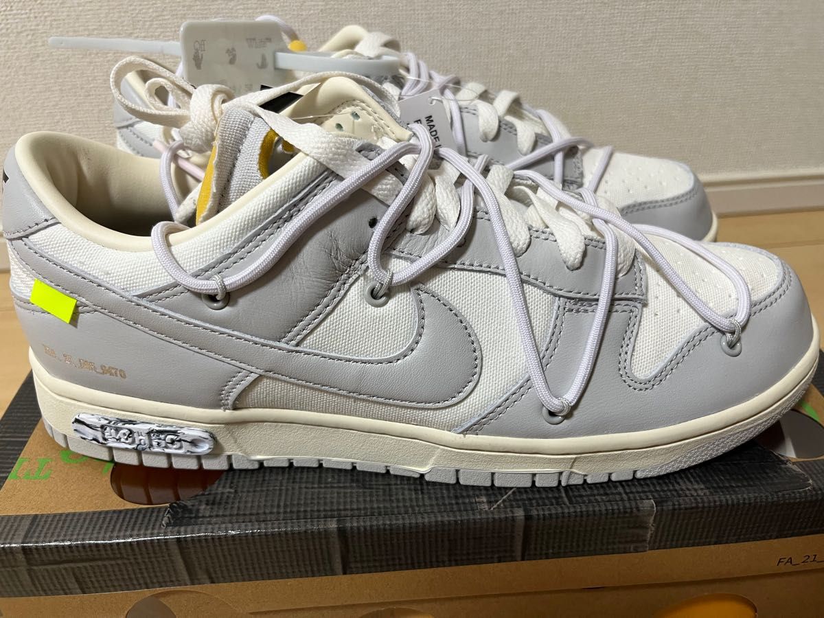 OFF-WHITE × NIKE DUNK LOW 1 OF 50 