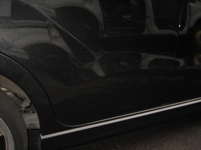 即決 美品 ムーヴカスタム RS ハイパー ムーブ LA150S 後期 右リアドア 右後ドア カラーＸ07 バイザー付き カラー番号X07 LA160S_画像4