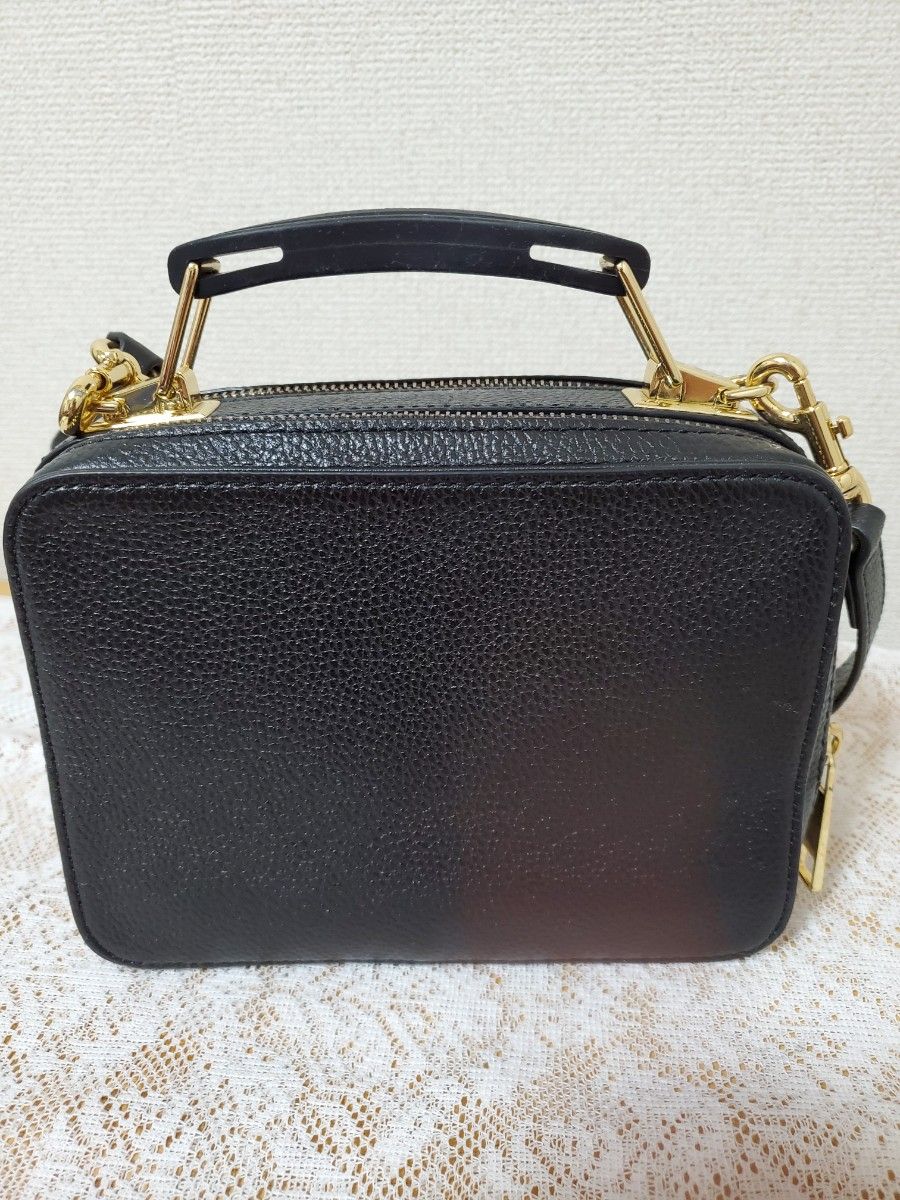 希少美品 マークジェイコブス 2WAY ショルダーバッグ ロゴ 黒 ブラック