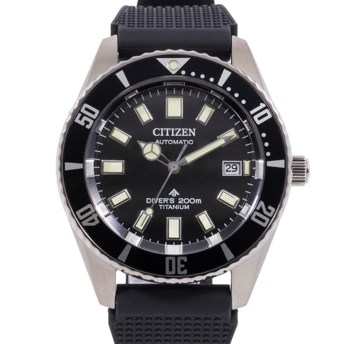 【半年間保証】CITIZEN シチズン プロマスター NB6021-17E（9051-S129010）スーパーチタニウム×ウレタン ブラック 自動巻き 腕時計