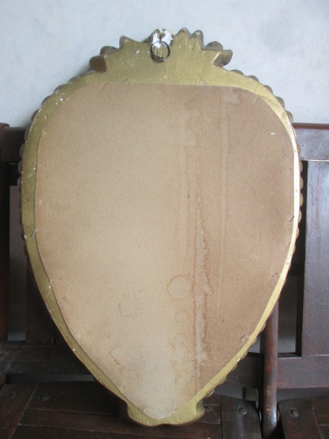  angel. Heart type wall hung type mirror mirror USA antique /Antique store furniture display car Be Schic 50's60's interior 