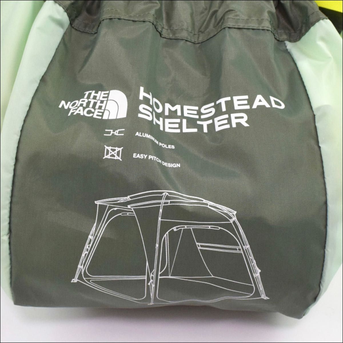 【新品】ノースフェイス HOMESTEAD SHELTER ホームステッド シェルター タープテント グリーン系 タグ付き