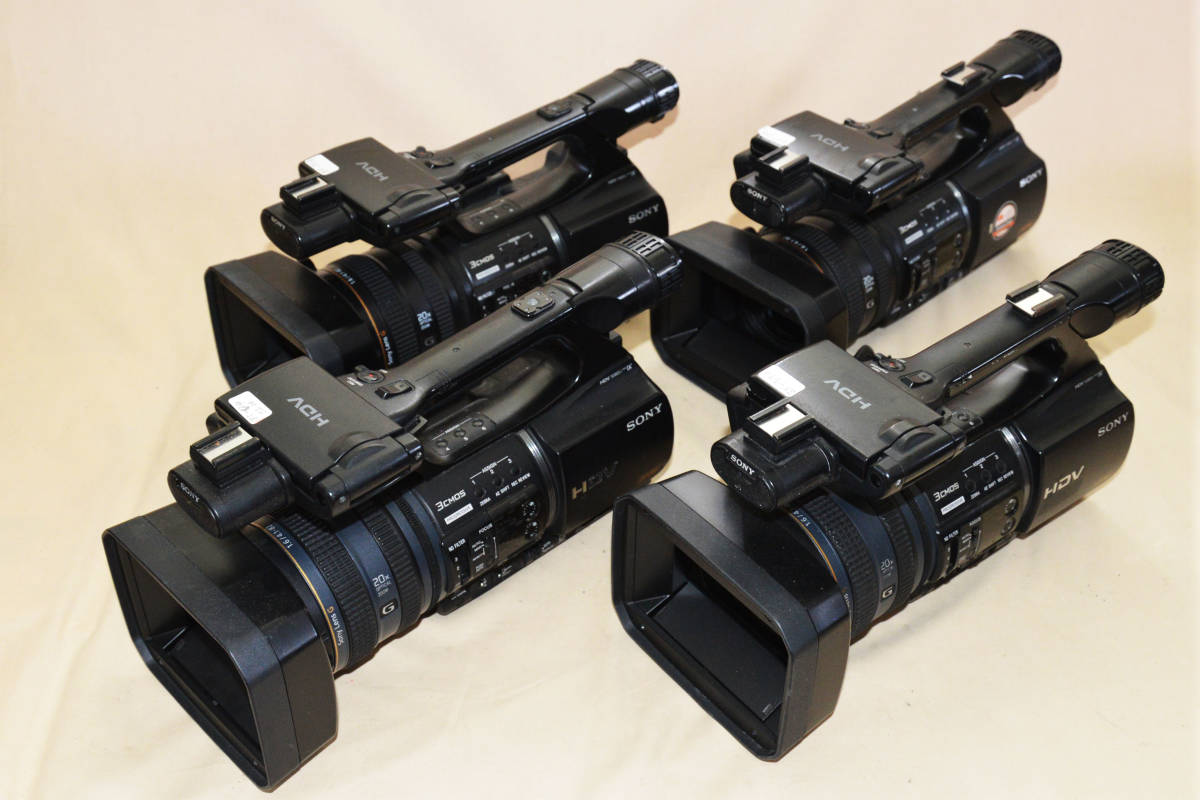 SONY業務用ハイビジョンビデオカメラHVR-Z5J 4台セット－日本代購代Bid