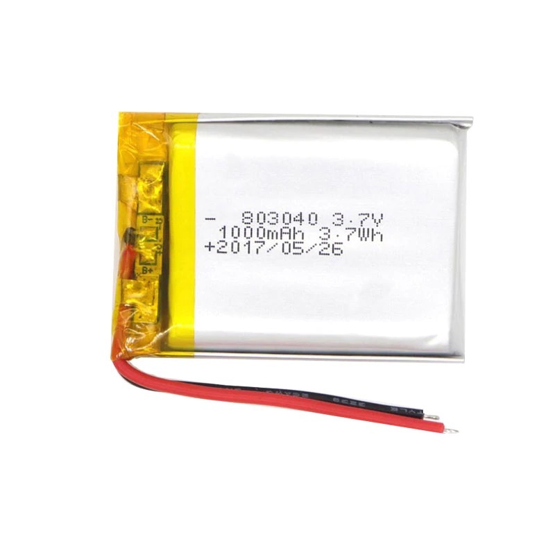 充電式 Li-Poバッテリー 803040 3.7Vボルト 1000mAh リポ ポリマーリチウム電池、保護PCB充電モジュール付き 1個の価格 即納可能の画像3
