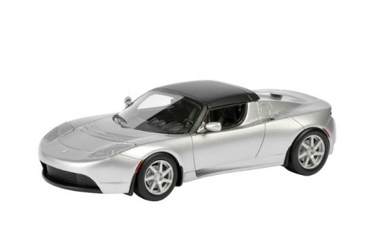 Schuco シュコー 最新アイテム 1 43 お買得 テスラ ロードスター 450897600 シルバー Tesla Roadster