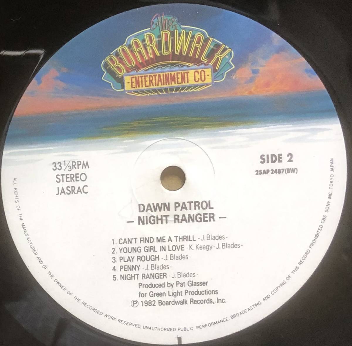 USプログレハード 帯付国内オリジナル盤 Night Ranger / Dawn Patrolの画像4