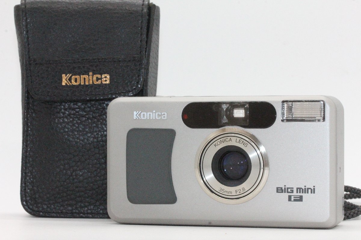 未使用品】 極上品 KONICA BiG mini F コンパクトフィルムカメラ
