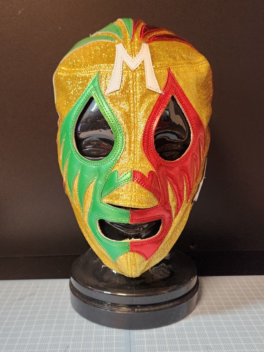 ミルマスカラスのアンヘルアステカ製50周年仕様プロレスマスク-