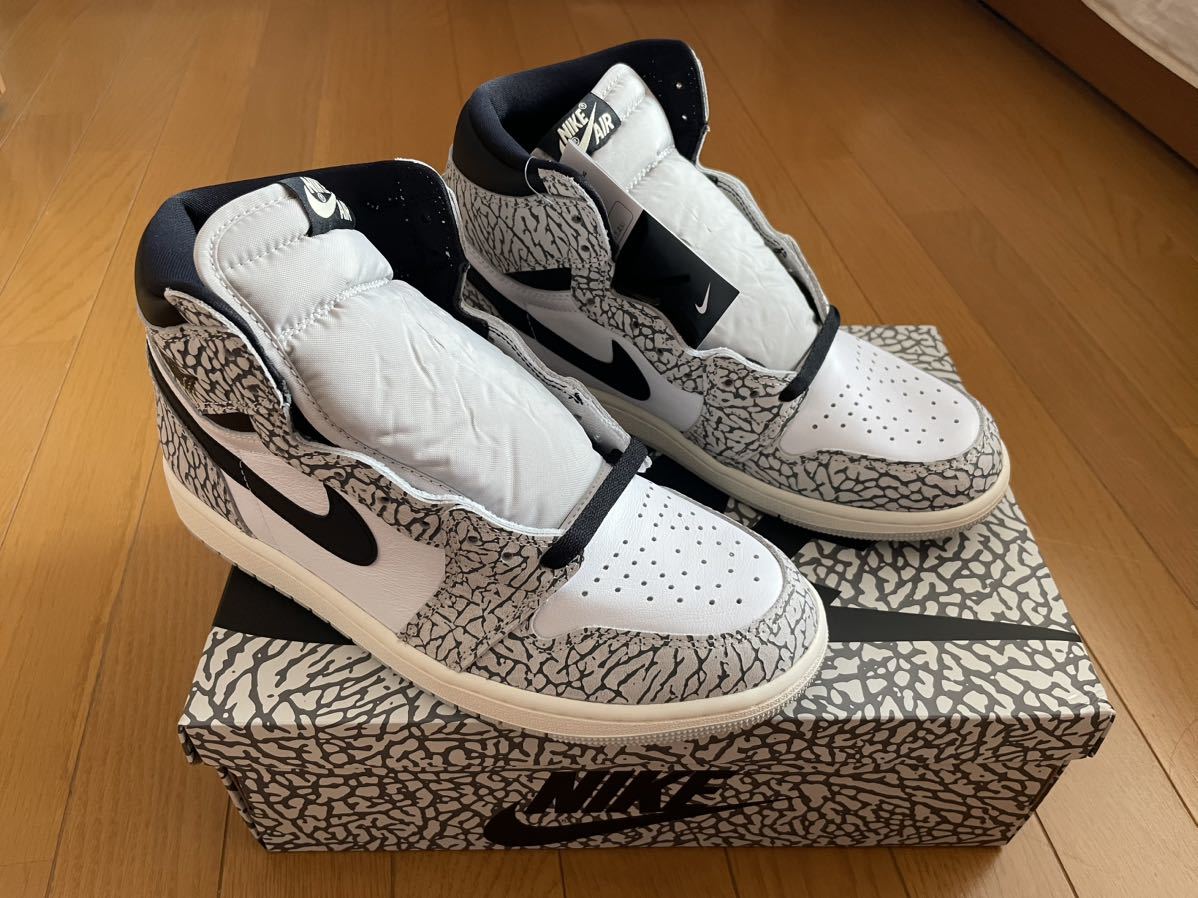 Nike Air Jordan 1 High OG White Cementナイキ エアジョーダン1 ハイ